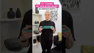 Mit Miniband den Po formen 🍑#fitmom #fitnesszuhause #homeworkout #workout #fitness #minibandworkout
