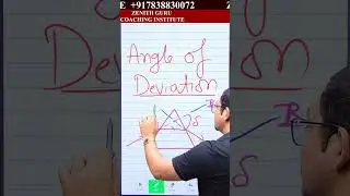 Angle of deviation 1 Min Physics 031 | Class 10 | #viral #youtubeshorts