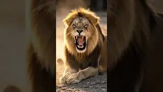 🦁 Lion Roaring 😱 | Jungle Ka Badshah | Wild Sound