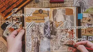 Journal With Me: Videogame Edition | Vintage Journal | Journaling | Paper Sounds | Elden Ring