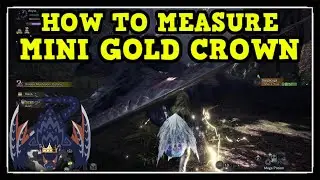 Золотая мини-корона Наргакуга из MHW Iceborne (инструкция по измерению золотой короны)
