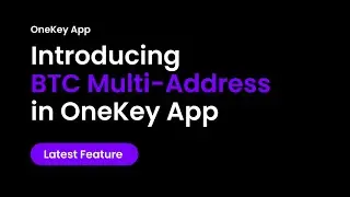 OneKey App&lsquo;s BTC Multiple Address Mode #safety #bitcoin #wallet #blockchain #trading #crypto