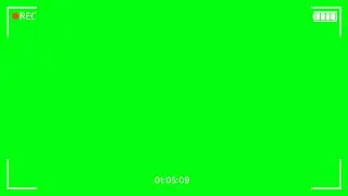 Camera Recording Green Screen Effect (time included) | Green Screen 4K