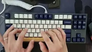[Keyboard Sounds] COX Dauntless w/ TTC Gold Pink (Unlubed)