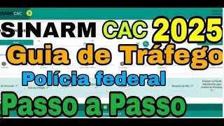 PASSO A PASSO GUIA DE TR&Aacute;FEGO - SINARM CAC