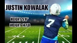 Justin Kowalak best 13 year old quarterback  in Europe!