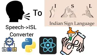AI tool for Speech to Sign Language Conversion using NLP(Deep learning), React. Github link in desc.
