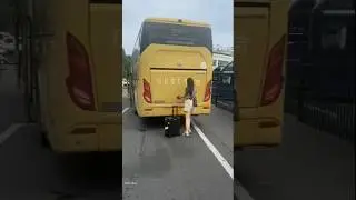 Chinese Buses Different from Indian​#shortsvideo