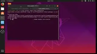 How to install numpy,m scipy and matplotlib on Ubuntu 19.04