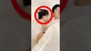 girl sleeps only holding her father hand #shortsvideo