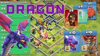 Super Wizard Blimp Dragon Strategy! Th13 Legend League Attacks 2021 Feb! Clash of Clans