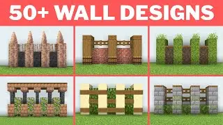 50+ Minecraft Wall Designs in Just 5 Minutes