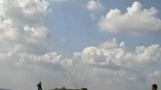 Wingman Russia Parachute  with Michael Vanderpool, Lena - Russia 2009