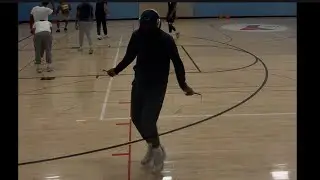 Jump rope like a boxer . Jump rope the best cardio 