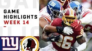 Giants vs. Redskins Week 14 Highlights | NFL 2018