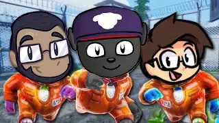 Channel Pup & Friends ИДУТ В ТЮРЬМУ??? (Многопользовательский игровой процесс CUFFBUST)