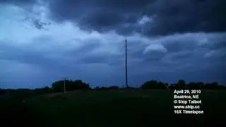 April 29, 2010 Timelapse Nebraska Storm Chase