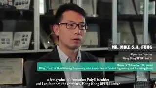 Our Graduate - Mr Mike S.H. Fung (Operation Director of Hong Kong RFID Limited)