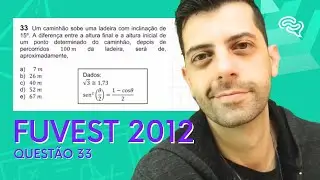 FUVEST 2013 - Q33 - Um caminhão sobe uma ladeira com um