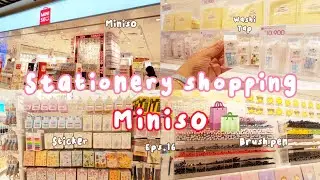 Vlog Stationery Shopping 2023✨🛍️ || (Miniso) Indonesia #16