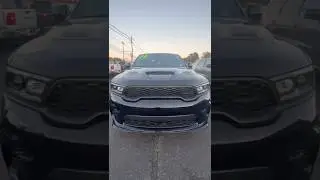 Dodge Durango Hellcat 2024 года в цвете Diamond Black STARTUP с запасом хода 29 миль на Performan...