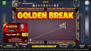 GOLDEN BREAK 10 BALL Kyoto Temple 8 Ball Pool