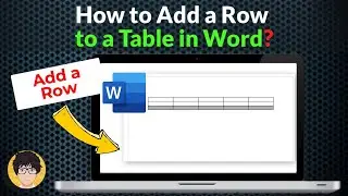 How to add a row to a table in Word