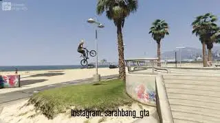 GTA V BMX - Entering Vespucci Beach skatepark