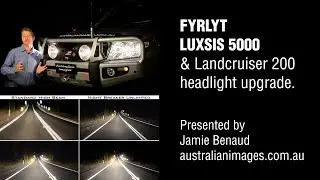 FYRLYT LUXSIS 5000 driving light installation & review by Jamie Benaud - Australian Images.