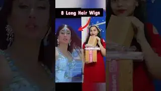 8 Long Hair Extensions 🙆 @VeenaDarshi17 #shorts #shortsfeed #hairhacks