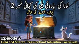 Luna's Magical Cat: Treasure Hunt Adventure - Episode 2 | پوشیدہ خزانے کی تلاش | #cartoon