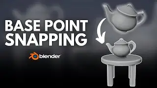 Learn Base Point Snapping in Blender!
