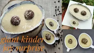 Kinder joy recipe || how to make kinder joy at home !! giant kinder joy surprise