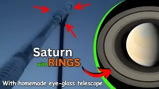 SATURN Planet with Cheapest telescope 😱 [No Click Bait]