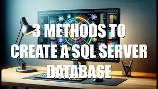 How To Create A SQL Server Database using SSMS? (3 different ways)