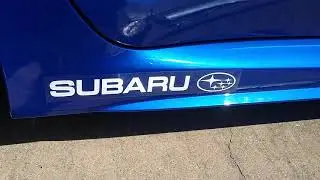Decals Install my WRX