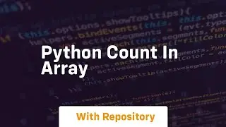 python count in array