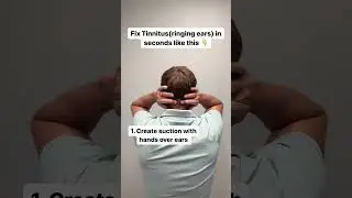 How to STOP TINNITUS In 30 SECONDS