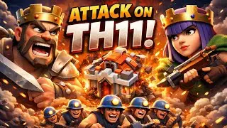 Full Max TH11 Base Clear Using Miners | Clash of Clans | Coc Clash