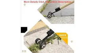 Review Weeds Snatcher Weeder With Wheel Weed Puller Tool With Long Handle Weed Remover Gardening We