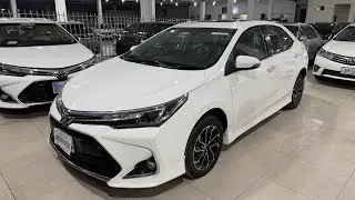 Toyota Corolla Grande 2024 black room Lahore register @alamnoorwazir346 