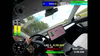 Lime Rock Park 59.5 - Tesla Model 3 Performance SCDA May 2022 - Fast Lap - Mountain Pass Performance