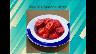 Stewed Cinnamon Plums
