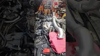 Audi S7 Canadian Auto Performance Downpipe Install Underway 👌🏼