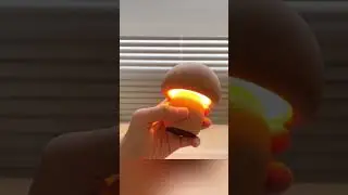 Product Link in Bio ( # 1375 )  @MaviGadgets  ✅ Touch Switch Wooden Mushroom LED Night Lamp