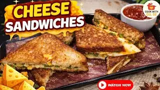 Super Tasty Cheese Sandwich 🧀 | 5 Min Snack Recipe How to make a Cheese sandwich recipe 