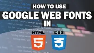 how to use google fonts | web fonts