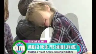Wanda Nara se fue del país enojada con Maxi López - AM