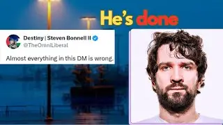 Destiny's career is over. (the worst political commentator on the internet)
