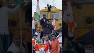 Youth congress Protest against ED summons to Sonia Gandhi || The media report | #soniagandhiedoffice